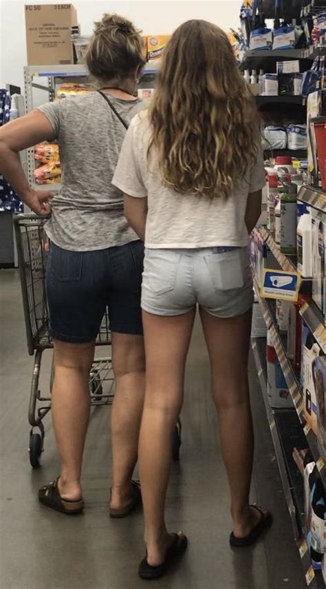 Tight Teen Twins in Leggings With VTL - Sexy Candid Girls