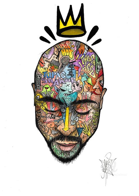 1451 x 2048 png 1215kb. 2Pac cartoons Drawing by Art De Noé | Artmajeur