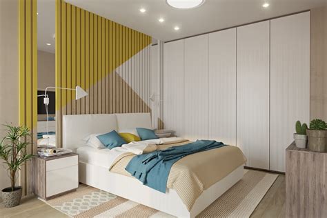 The modern room is a room with its own character! cool bedroom designs which use slats for accent wall decor ...