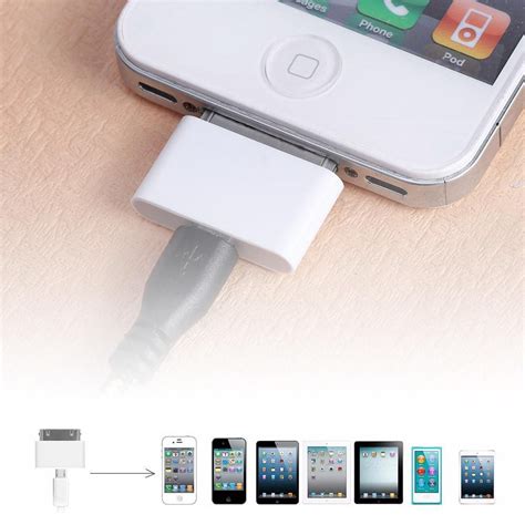 Is your iphone charger broken? Female Micro USB To Male for Apple 30 Pin iPhone4 4S 3G ...