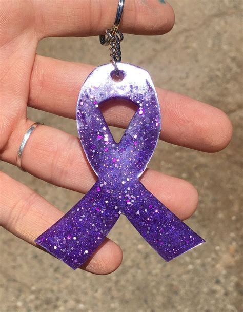 Article related to what does the blue ribbon for cancer mean : Purple Ribbon Multiple Meanings See Description | Etsy in ...