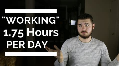 How many half seconds is in a year? How Many Hours a Day Do I Work? - YouTube