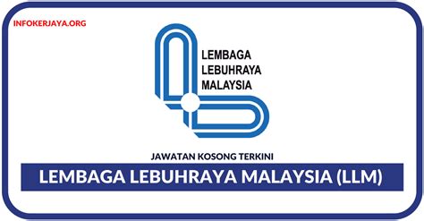 Warganegara malaysia yang berkelayakan dipelawa untuk mengisi jawatan kosong seperti berikut nama majikan : Jawatan Kosong Terkini Lembaga Lebuhraya Malaysia (LLM ...