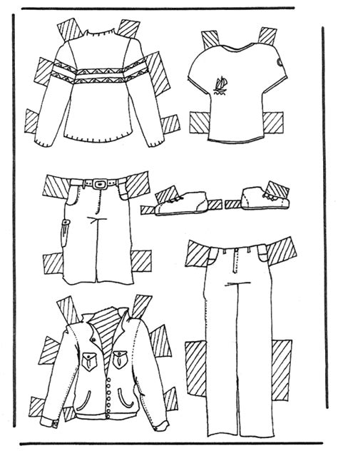 So bestanden die alltagskleider im hochmittelalter aus einer cotte. Anziehpuppen Bastelvorlage - Bastelbogen Anziehpuppen Fur ...