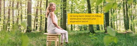 Ab sofort kannst du dynamisch, variabel, artgerecht, funkti. QiGong | Stuhl für Qi Gong im Sitzen - Bewegungsstuhl MiSHu
