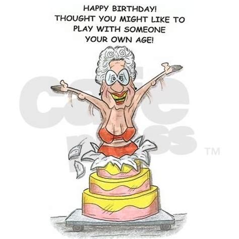 Happy birthday to someone who deserves to be treasured. Old Lady Birthday Cartoon Happy birthday on pinterest ...