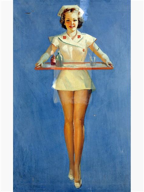 See more of the vintage nurse co on facebook. "Vintage Sexy Nurse Uniform" Sticker by pdgraphics | Redbubble