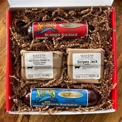 The fruit company special delivery gourmet gift box. Summer Sausage Sampler Gift Box | Mavens Market