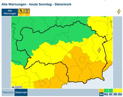 Die hälfte der fahrgäste war noch dazu nackt. Unwetterwarnung für Teile der Steiermark ...