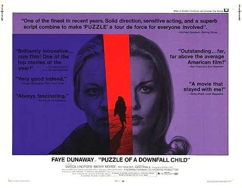 Faye dunaway, barry primus, viveca lindfors, barry morse. Puzzle of a Downfall Child Movie Poster - IMP Awards