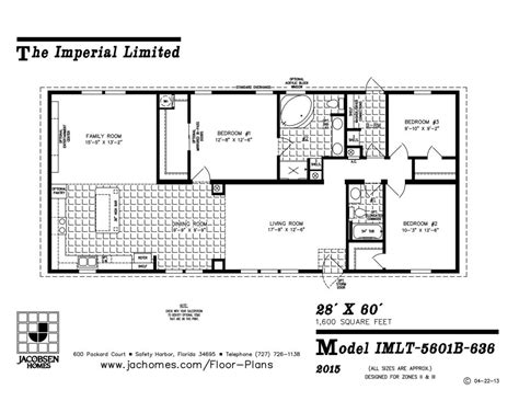 We have some best ideas of imageries to imagine you, whether the particular of the photo are lovely pictures. IMLT-5601B-636 Mobile Home Floor Plan - Ocala Custom Homes