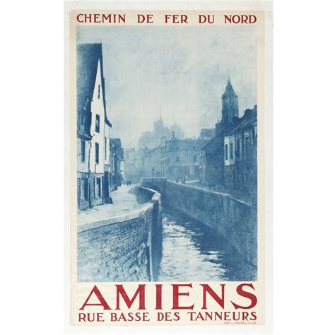 ANONYME. Chemin de Fer du Nord. Amiens | Travel posters, Vintage travel posters, Tourism posters