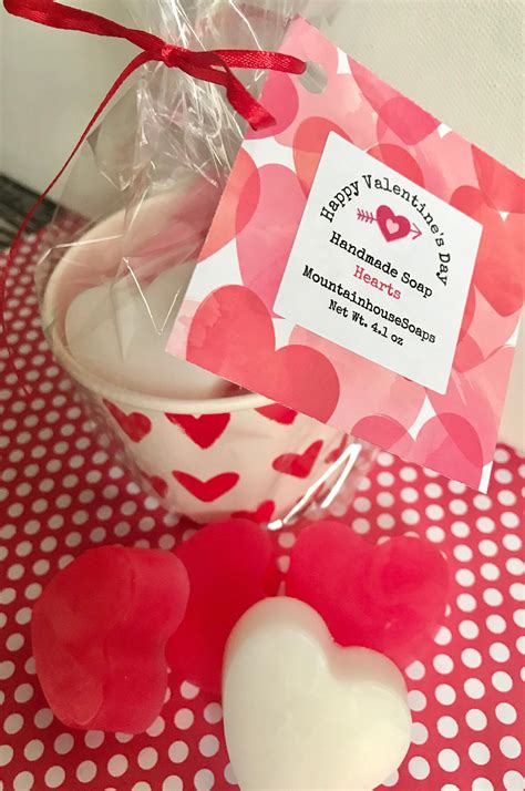 Heart Soap, Valentine's Day Party Favor, Valentine's Gift, Valentine Soap, Valentine's Gift For ...