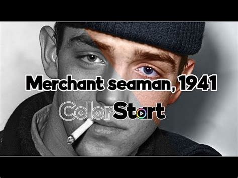 Rather, they serve as mates, captains, seaman, and pilots on ships sailing on lakes, oceans, and inland rivers. Timelapse Colorization Merchant Seaman 1941 - YouTube