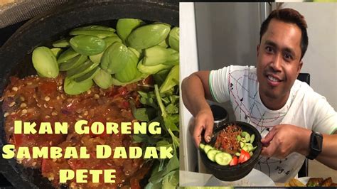 Sajian ikan mas goreng kering adalah salah satu menu hidangan utama yang lezat. MUKBANG IKAN GORENG PETE SAMBAL DADAK LALAPAN - YouTube