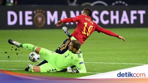 Liga sepakbola di eropa seperti liga primer inggris, la liga spanyol, seri a italia, bundesliga jerman, ligue 1 perancis, eredivisie belanda 2019/2020 mulai bergulir. Link Live Streaming Spanyol Vs Jerman