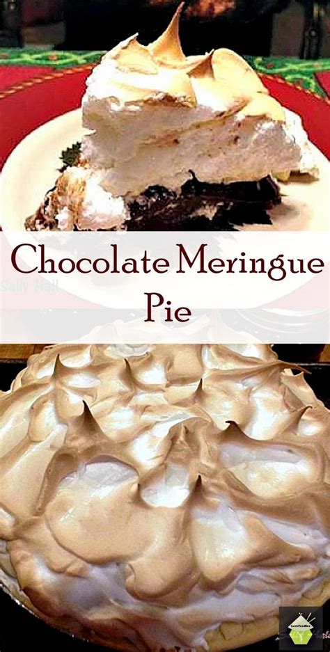 How to make chocolate meringue pie first you want to sift together flour, sugar and cocoa powder into a medium soft pan. Chocolate Meringue Pie | Meringue pie recipes, Chocolate ...