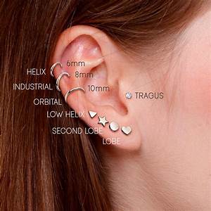 Earring Millimeter Size Chart