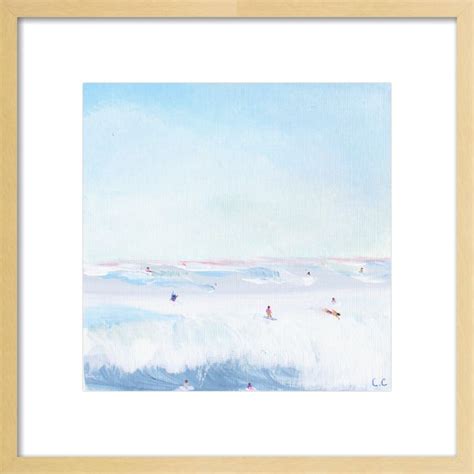 Maybe you would like to learn more about one of these? Soft Blue Surf by Caroline Chriss on in 2020 | Art, Art ...