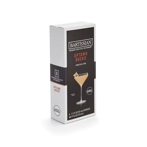 Bartesian uses genuine juices, bitters, and. Bartesian Uptown Rocks Cocktail Mixer Capsules, Pack of 6 ...