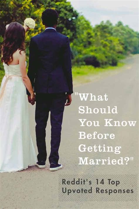 10 people reveal how long they dated before moving in together & it's fascinating. "What Should You Know Before Getting Married?" Reddit's 14 ...