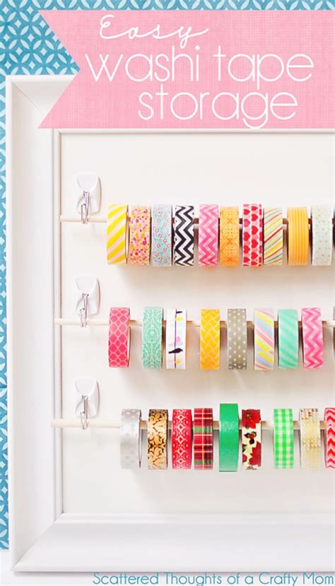 So many cheap and creative ways to organize your craft supplies. 35 Cool Craft Room Storage Ideas