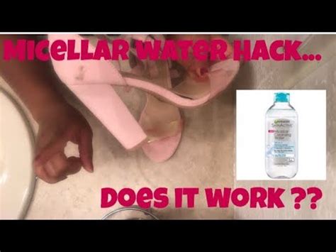 Sheets how to clean a toilet with coke use mayonnaise to remove water marks on wood diy shoe polish. Micellar Water As DIY Shoe Cleaner!?!? | Sam's2ndChance - YouTube