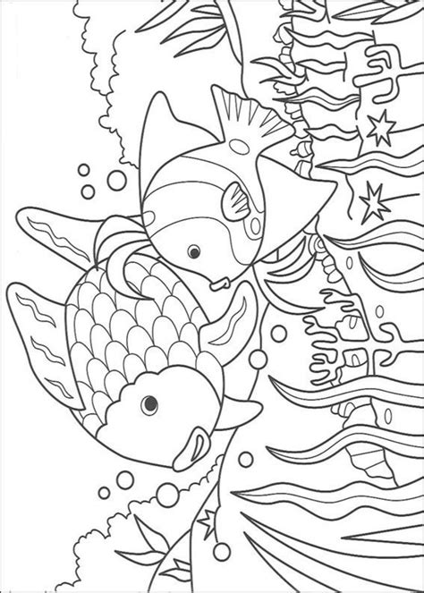 One fish, two fish, red fish, blue fish, black fish, blue fish, old fish, new fish. Coloring pages: Coloring pages: Rainbow Fish, printable ...