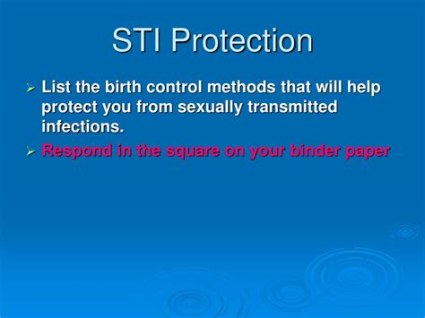 General points for women receiving emergency contraception. PPT - BIRTH CONTROL METHODS PowerPoint Presentation - ID ...