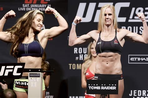 Nate diaz holly holm vs. Holly Holm's first title defense will come against Miesha ...