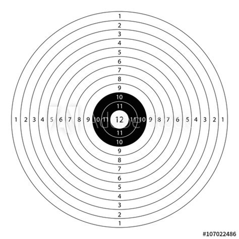 Für alle die mal auf die schnelle eine zielscheibe für luftgewehr oder luftpistole benötigen. Zielscheiben Ausdrucken A4 | Kalender