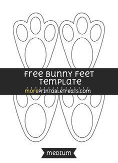 Check out our printable bunny pdf selection for the very best in unique let's craft with free printable easter bunny templates for easter, and make easter bunny donuts! Easter Bunny paw print pattern. Use the printable outline for crafts, creating stencils ...