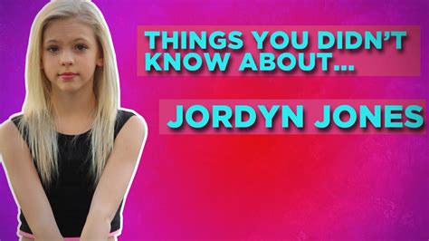 Things You Didn't Know About Jordyn Jones! - YouTube