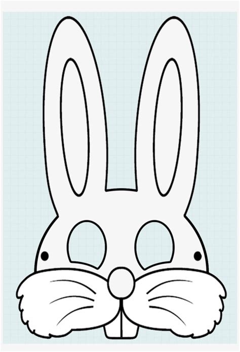 This simple resource could be used in a variety of different ways, such as colouring or collage to create a. Easter Bunny face pattern. Use the printable outline for ...