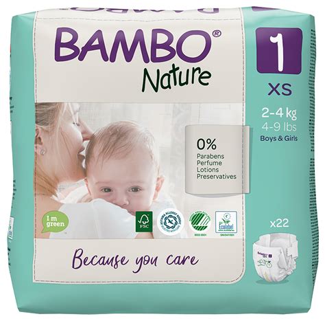 The environmentally friendly nappies protect the child's skin from getting into direct contact with urine, therefore, keep irritations at bay. Bambo Nature Disposable Nappies - Newborn - Pack of 22 - Bambo