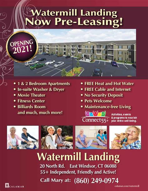 Complete care maintenance is an established and professional commercial cleaning company providing our east windsor nj customers with reliable service. Watermill Landing is Pre-Leasing Now - East Windsor ...