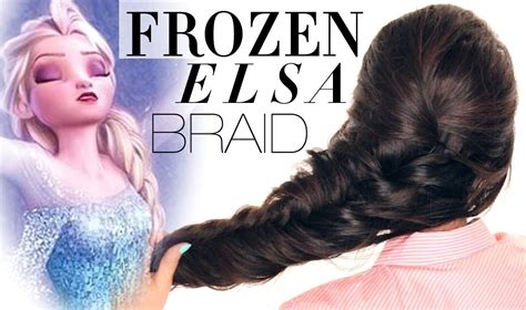 The top part of elsa's hair (the part not in the twist) is very rounded and almost poofy. ★FROZEN reinvented ELSA BRAID HAIR TUTORIAL | Disney ...