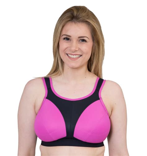 A high impact sports bra should fit close to the body with a snug fit around your rib cage, if you can fit two fingers between the bra and your ribs that's however hard you train, whether you are pushing out the reps or hitting the trails, our high impact sports bras are here to support you every step of the way. Gemm Womens High Impact Plus Size Sports Bra Non Wired ...