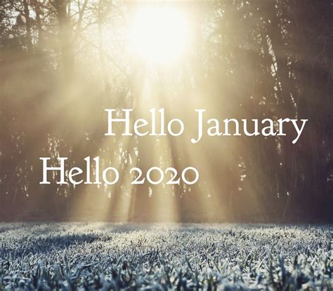 Hello January 2020 | Hello january, Heaven quotes, January ...