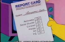 gif report card simpsons season simpson bart giphy gifs episode everything