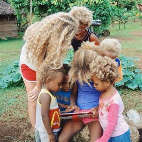 It can be tricky to achieve the perfect shade, but with the right. Black Family With Natural Blonde Hair. | People From All ...