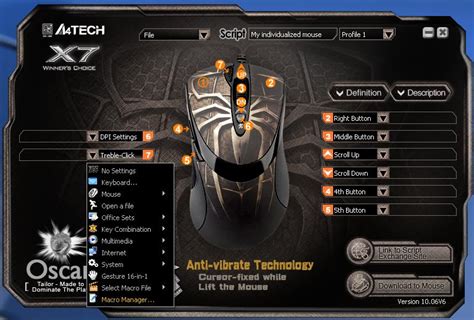 2.instal driver tersebut maka akan tampil seperti ini apabila sudah sobat buka softwarenya, 3. Setting Mouse Macro A4Tech By Sabelt ~ MIG33TEAM Clan Board