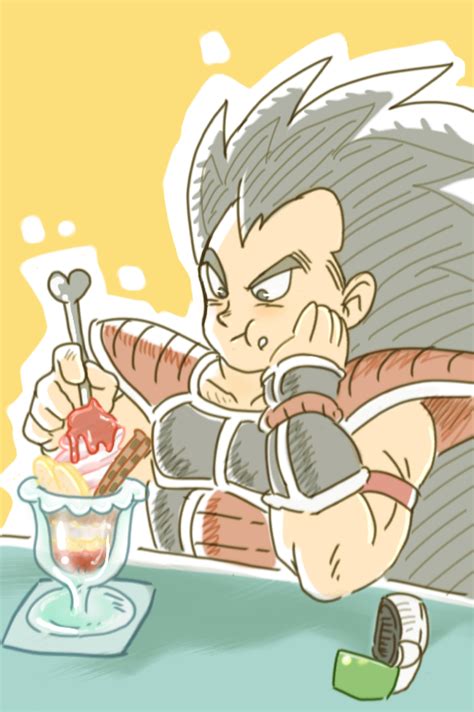 The dragon ball ice cream is not actual ice cream, but huge fruity pebbles that are tossed around in liquid nitrogen. Raditz || Double Sunday. I just understood why he's eating ...