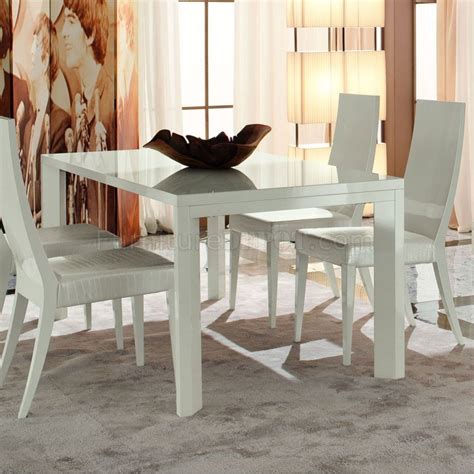 Check spelling or type a new query. Nightfly White Dining Table by Rossetto w/Extensions & Options