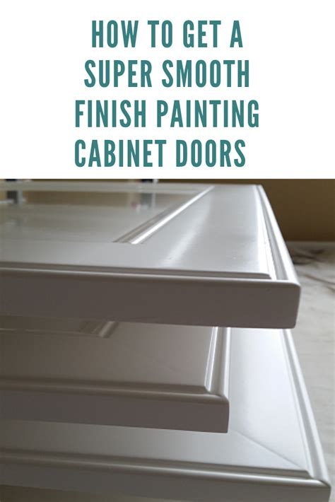 Tips for painting cabinet doors. How to Get a Super Smooth Finish Painting Cabinet Doors ...