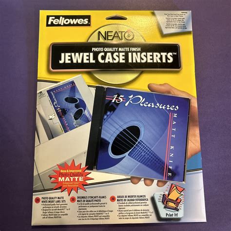 Fellows Jewel Case Inserts, CD Labels, And Epson Photo Paper - Read Description | eBay