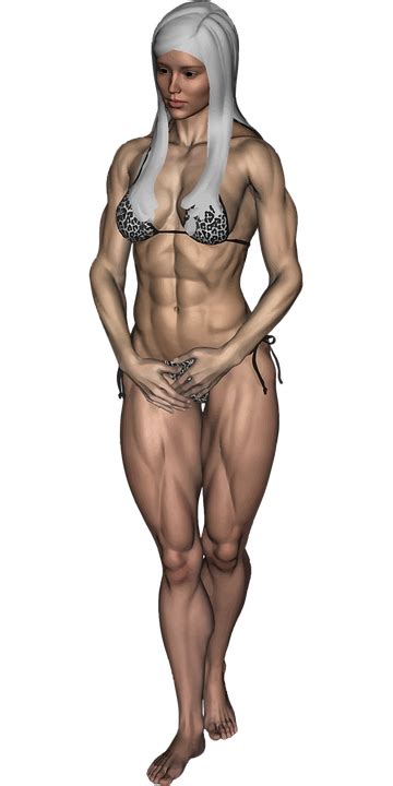 Coffee machine gemelli muscles of the leg. Free vector graphic: Bodybuilder, Female, Fitness, Girl ...