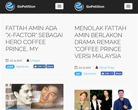 Bakal menampilkan gandingan utama fattah amin dan janna nick. Fattah Amin Sah Pegang Watak Utama Coffee Prince | Murai MY