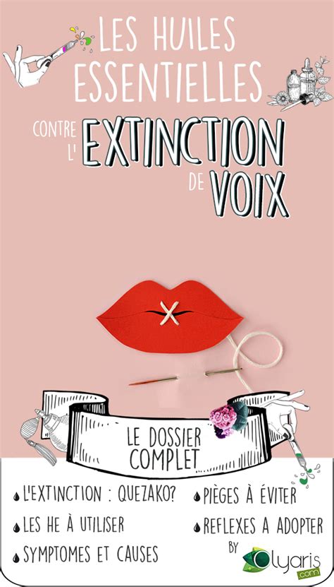 Un enrouement ou une perte totale de la voix est causé par une affection nommée laryngite ou inflammation du larynx. Extinction de Voix: les Huiles Essentielles de la synergie ...