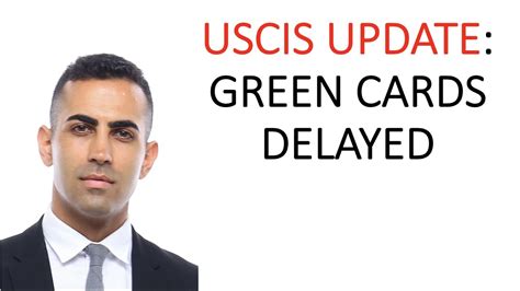 Original permanent resident card with. USCIS Update: Green Cards and Employment Authorization Delayed - YouTube